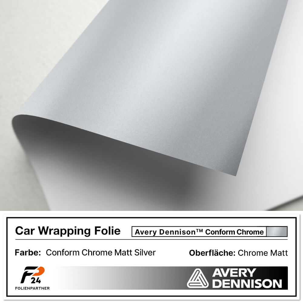Avery Dennison® Conform Chrome Matt Silver Car Wrap